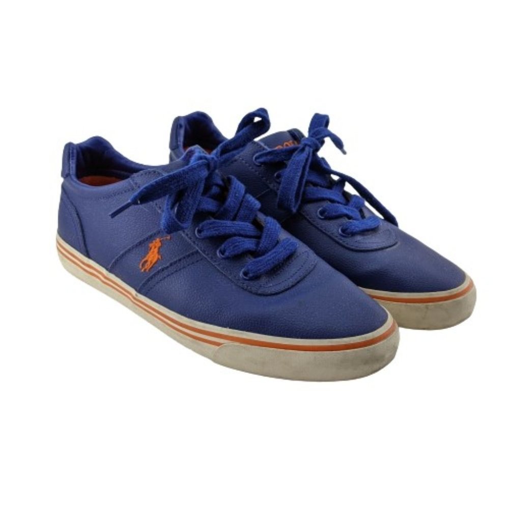 Polo Ralph Lauren Hanford Sneakers Shoes Blue Size 8.5 D